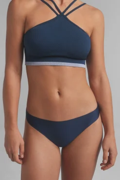 Dash and Stars Roupa Interior-Pacote 2 tanga cortada a laser azul