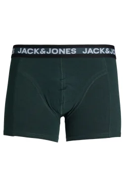 Jack & Jones Roupa Interior-Pacote com 3 boxer verde