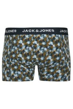 Jack & Jones Roupa Interior-Pacote com 3 boxer azul