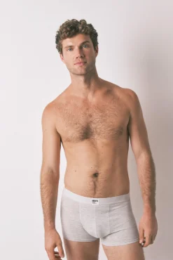 Women'secret Roupa Interior-Pacote com 2 boxers azuis lisos azul