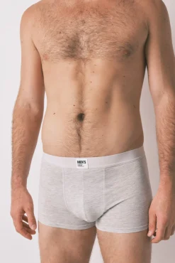 Women'secret Roupa Interior-Pacote com 2 boxers azuis lisos azul