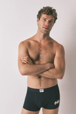 Women'secret Roupa Interior-Pacote com 2 boxers cinza do Batman cinzento