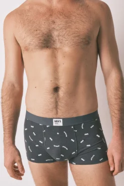 Women'secret Roupa Interior-Pacote com 2 boxers cinza do Batman cinzento