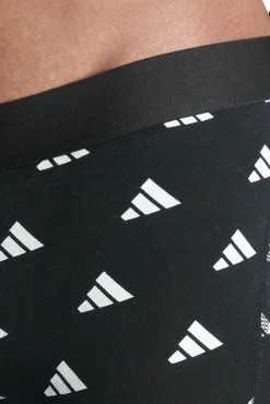 Adidas Roupa Interior|Desporto-Pacote com 3 boxers de algodão Active Flex azul
