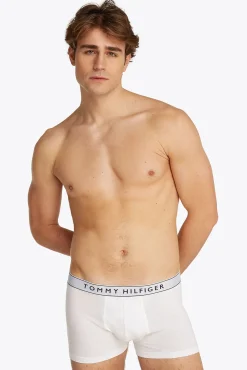 Tommy Jeans Roupa Interior-Pacote com 3 Boxers de Algodão estampado
