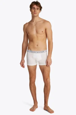 Tommy Jeans Roupa Interior-Pacote com 3 Boxers de Algodão estampado