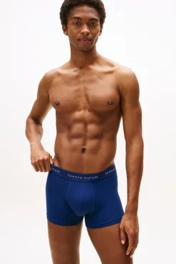 Tommy Jeans Roupa Interior-Pacote com 3 Boxers de Algodão estampado