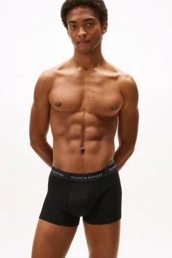 Tommy Jeans Roupa Interior-Pacote com 3 Boxers de Algodão estampado