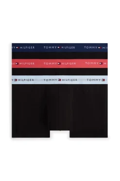 Tommy Jeans Roupa Interior-Pacote com 3 Boxers de Algodão preto