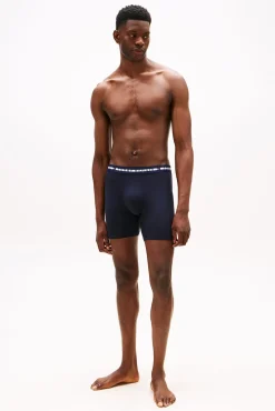 Tommy Jeans Roupa Interior-Pacote com 3 Boxers de Algodão preto