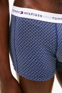 Tommy Jeans Roupa Interior-Pacote com 3 Boxers de Algodão estampado