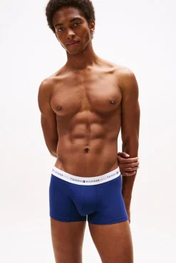 Tommy Jeans Roupa Interior-Pacote com 3 Boxers de Algodão estampado