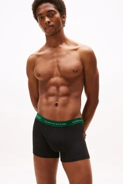 Tommy Jeans Roupa Interior-Pacote com 3 Boxers de Algodão preto