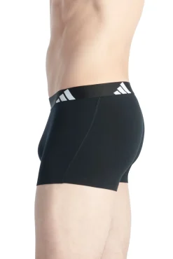 Adidas Roupa Interior|Desporto-Pacote com 3 boxers de algodão Active Flex preto
