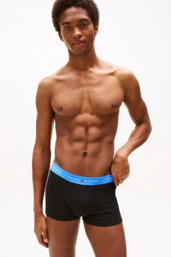 Tommy Jeans Roupa Interior-Pacote com 3 Boxers de Algodão preto