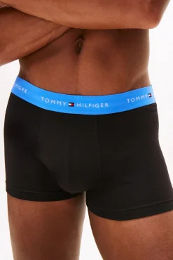 Tommy Jeans Roupa Interior-Pacote com 3 Boxers de Algodão preto