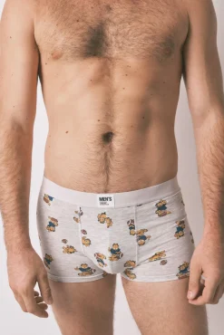 Women'secret Roupa Interior-Pacote com 2 boxers de cuecas Garfield bege
