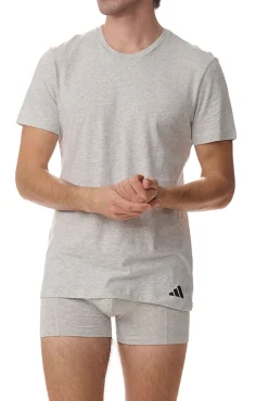 Adidas T-Shirts-Pacote com 3 camisetas de gola redonda redonda de algodão Active Core multicolour