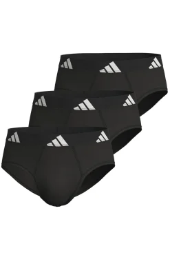 Adidas Roupa Interior-Pacote com 3 cuecas Active Flex de algodão preto