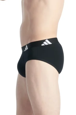 Adidas Roupa Interior-Pacote com 3 cuecas Active Flex de algodão preto