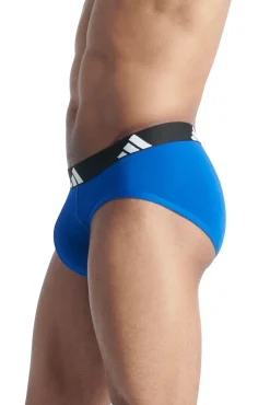 Adidas Roupa Interior-Pacote com 3 cuecas Active Flex de algodão azul