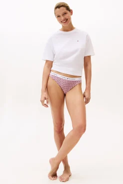 Tommy Jeans Roupa Interior-Pacote com 3 cuecas de algodão estampado