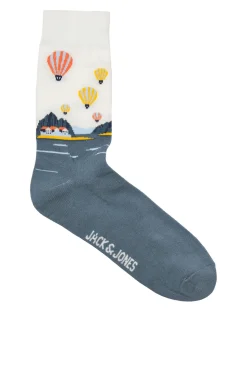 Jack & Jones Meias-Pacote com 3 meias cru