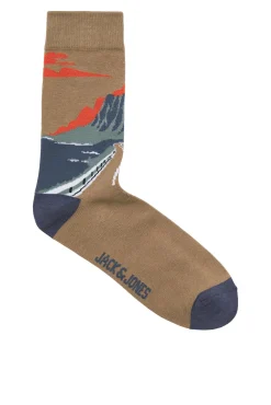 Jack & Jones Meias-Pacote com 3 meias cru