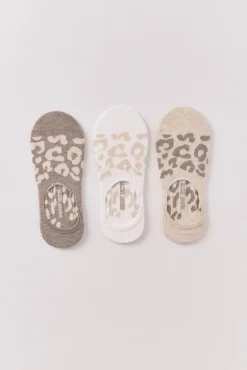 Women'secret Meias-Pacote com 3 meias de oncinha slip- on estampado