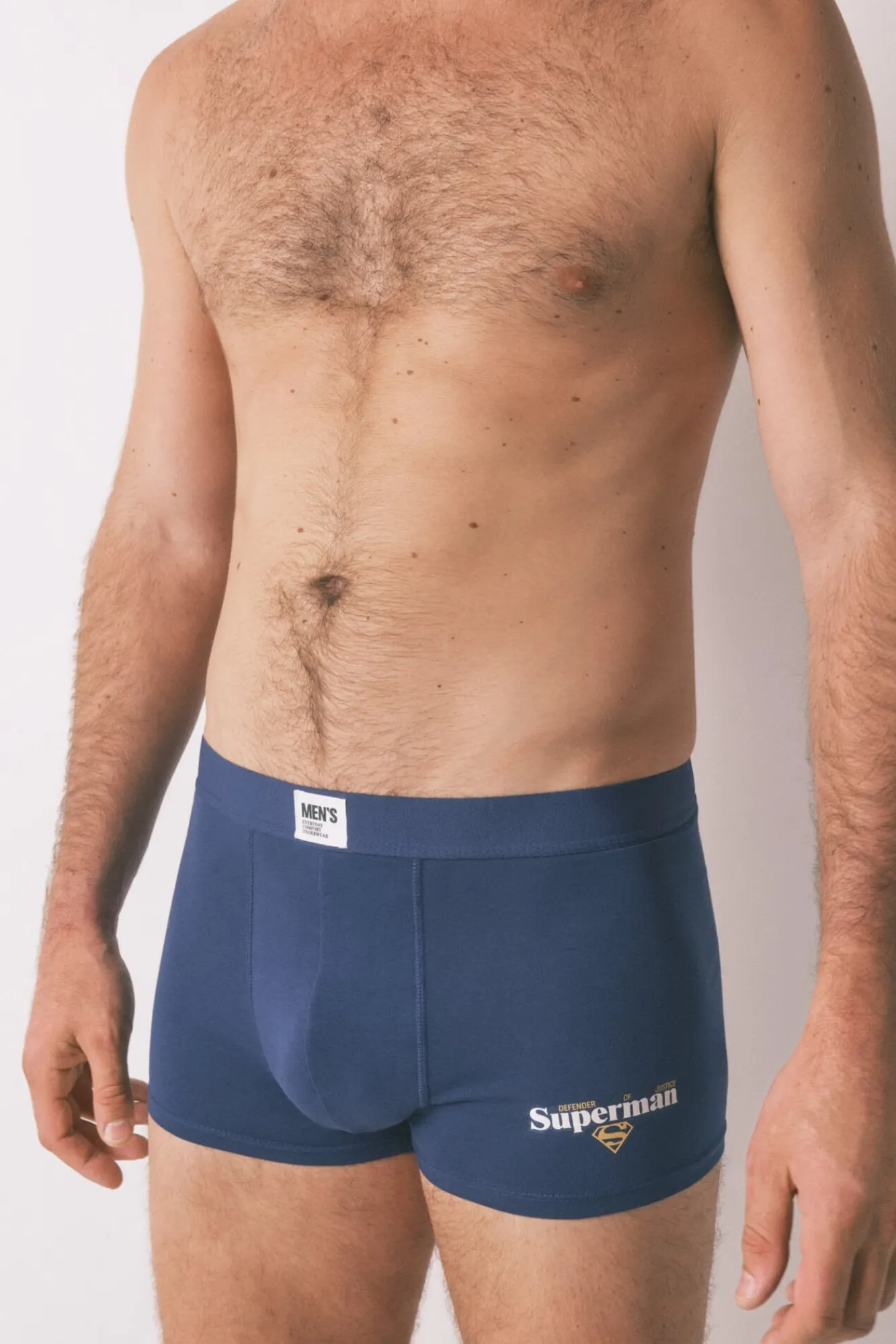 Women'secret Roupa Interior-Pacote de 2 boxers cinza do Superman cinzento