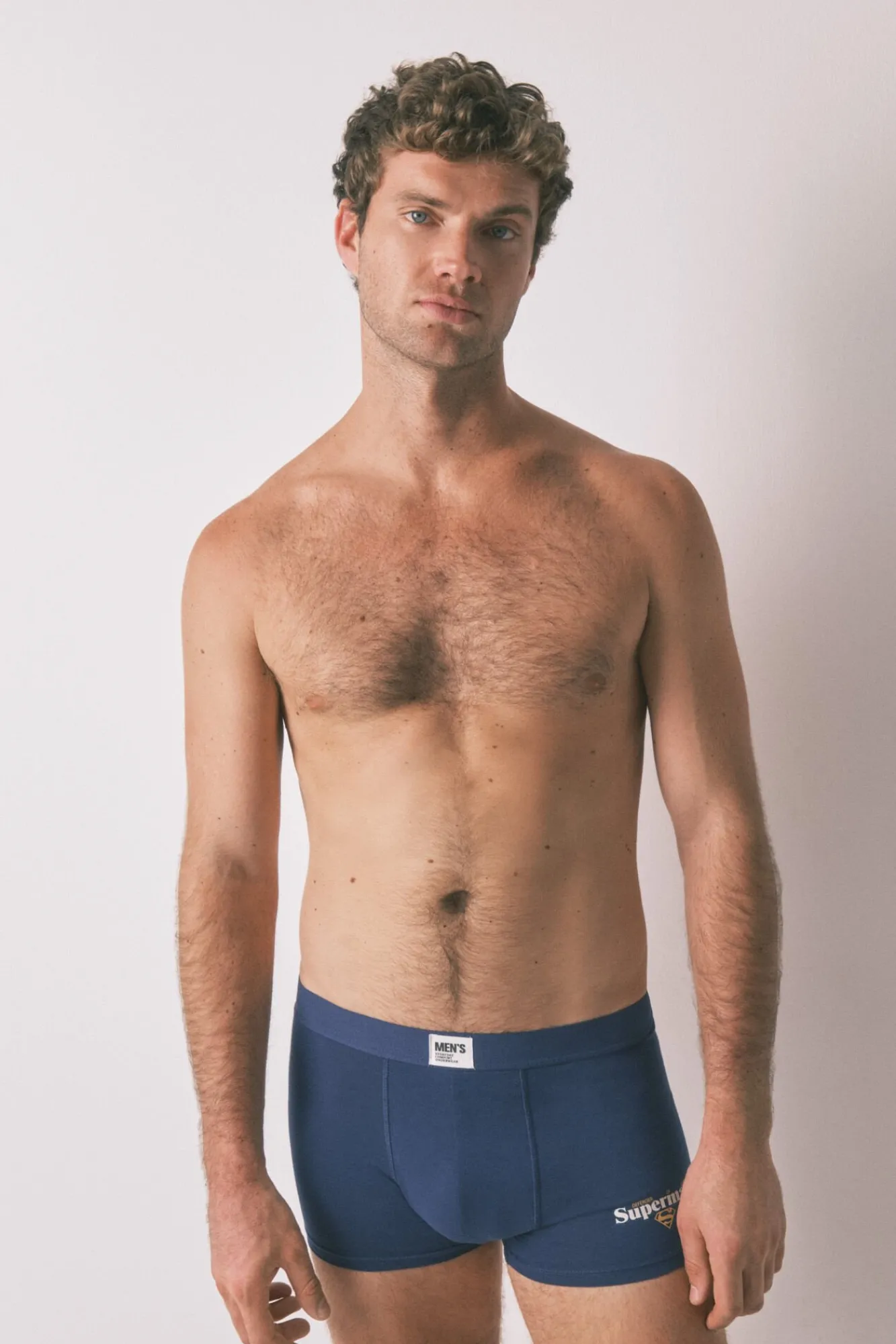 Women'secret Roupa Interior-Pacote de 2 boxers cinza do Superman cinzento