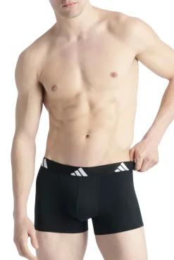 Adidas Roupa Interior-Pacote de 2 boxers de algodão Active Flex preto