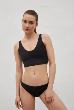 Dash and Stars Roupa Interior-Pacote de 2 cuecas clássicas pretas cortadas a laser preto