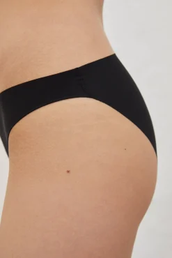 Dash and Stars Roupa Interior-Pacote de 2 cuecas clássicas pretas cortadas a laser preto