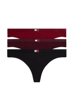 Tommy Jeans Roupa Interior-Pacote de 3 tangas com logo estampado