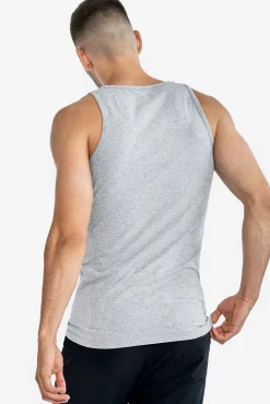 Bread & Boxers T-Shirts-Pacote de duas camisetas cinza lisas mangas cinzento