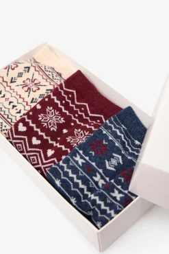 Cortefiel Meias-Pacote de meias de natal Multicolorido