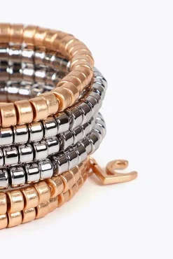 Lola Casademunt Joalharia E Bijuteria-Pacote de pulseiras Dourado