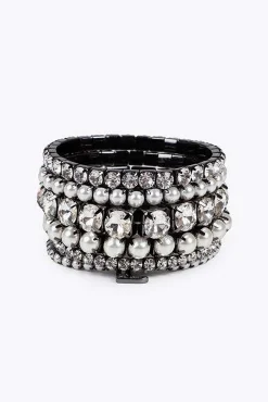 Lola Casademunt Joalharia E Bijuteria-Pacote de pulseiras Cinzento