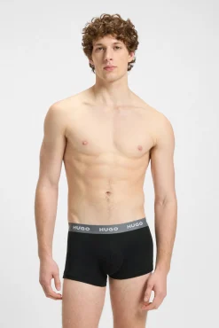 HUGO Roupa Interior-Pacote de três boxers Multicolorido