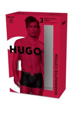 HUGO Roupa Interior-Pacote de três boxers Preto