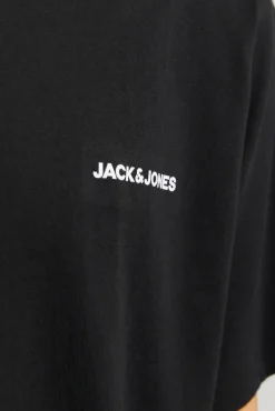 Jack & Jones Pijamas-Pacote de T-shirt e calça preto