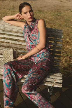 Hoss Intropia Calças-Paloma. Calças estampadas Multicolorido