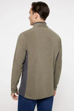 Columbia Sweatshirts|Desporto-para homem Klamath Range™ II meia polar Masculina com fecho-éclair Caqui escuro