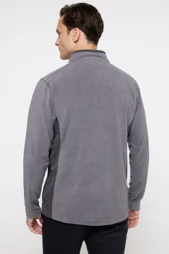 Columbia Sweatshirts-para homem Klamath Range™ II meia polar Masculina com fecho-éclair cinzento