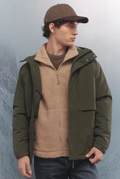 Springfield Sobretudos-Parka acolchoada térmica estampado