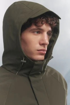 Springfield Sobretudos-Parka acolchoada térmica estampado