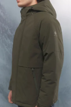 Springfield Sobretudos-Parka acolchoada térmica estampado