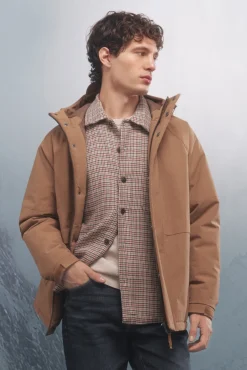 Springfield Sobretudos-Parka acolchoada térmica castanho