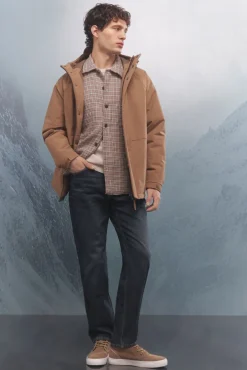 Springfield Sobretudos-Parka acolchoada térmica castanho